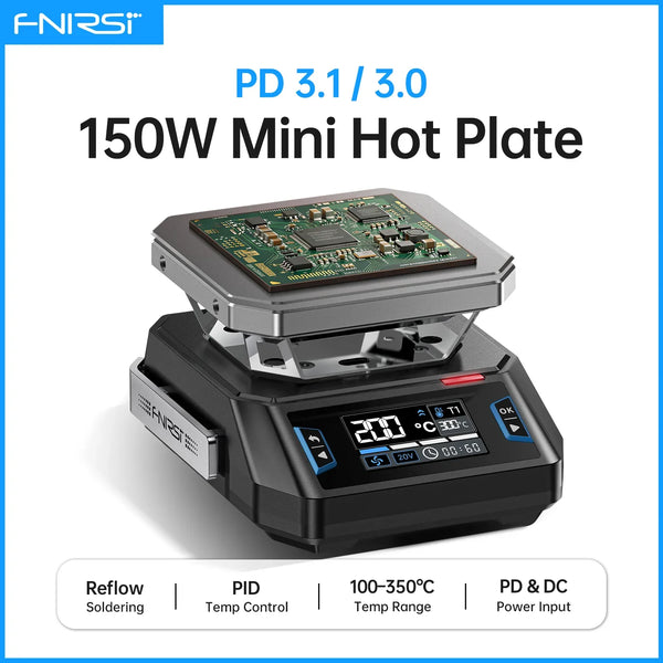 FNIRSI HT-P1 mini hot plate for Tools & Prototyping at PROENGI