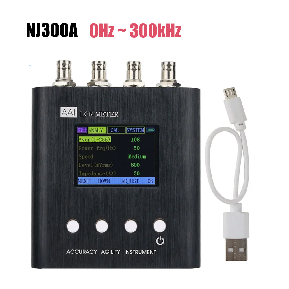 AAI NJ100A/NJ200A/NJ300A 0Hz ~ 100kHz/ 0Hz ~ 200kHz/ 0Hz ~ 300kHz Portable LCR Tester detail image 8