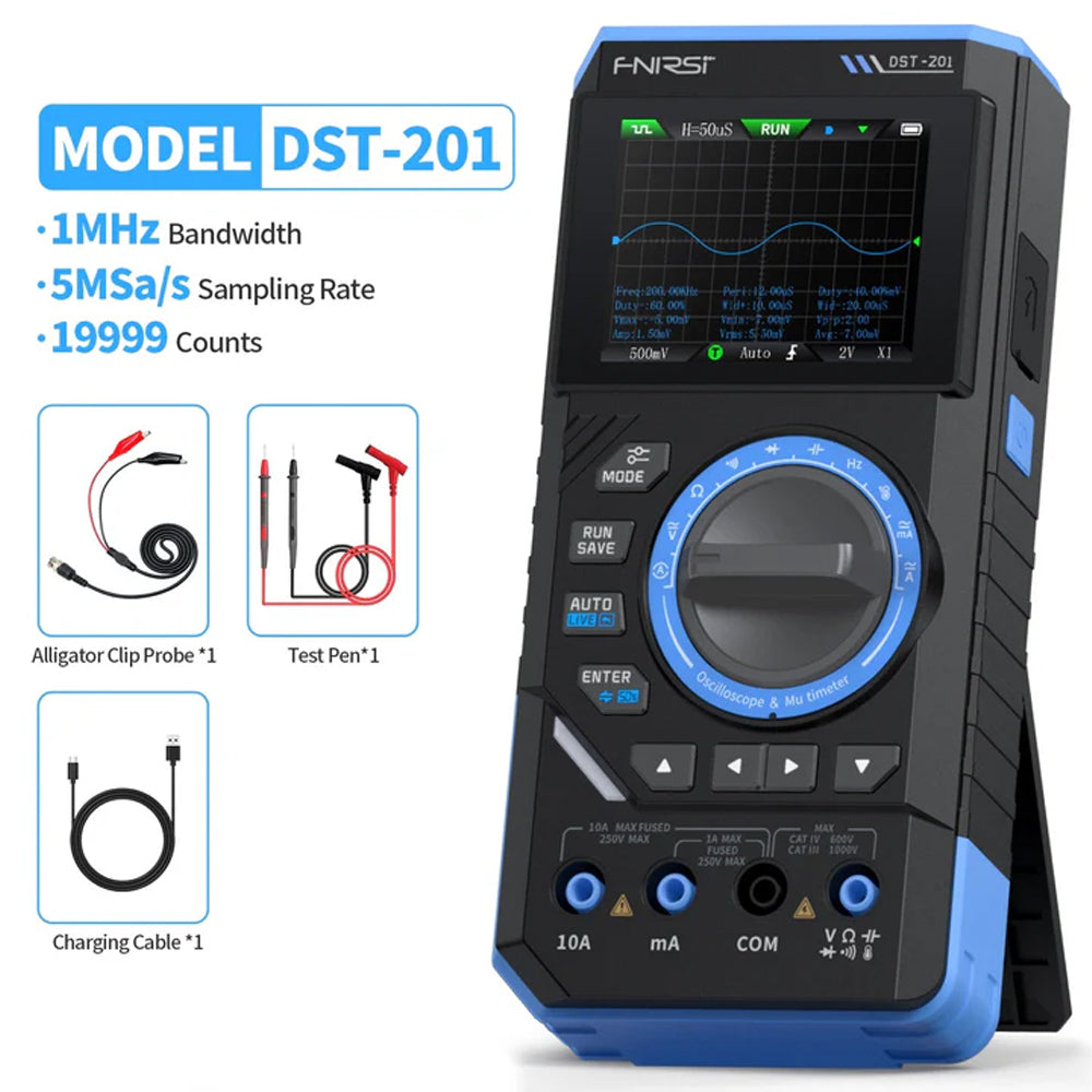 FNIRSI DST-210/201 3-in-1 Oscilloscope Multimeter & Signal Generator detail image 8