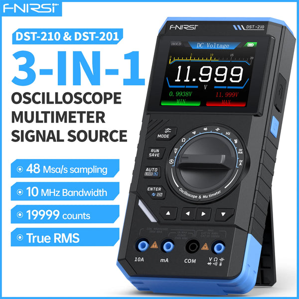 FNIRSI DST-210/201 3-in-1 Oscilloscope Multimeter & Signal Generator detail image 9