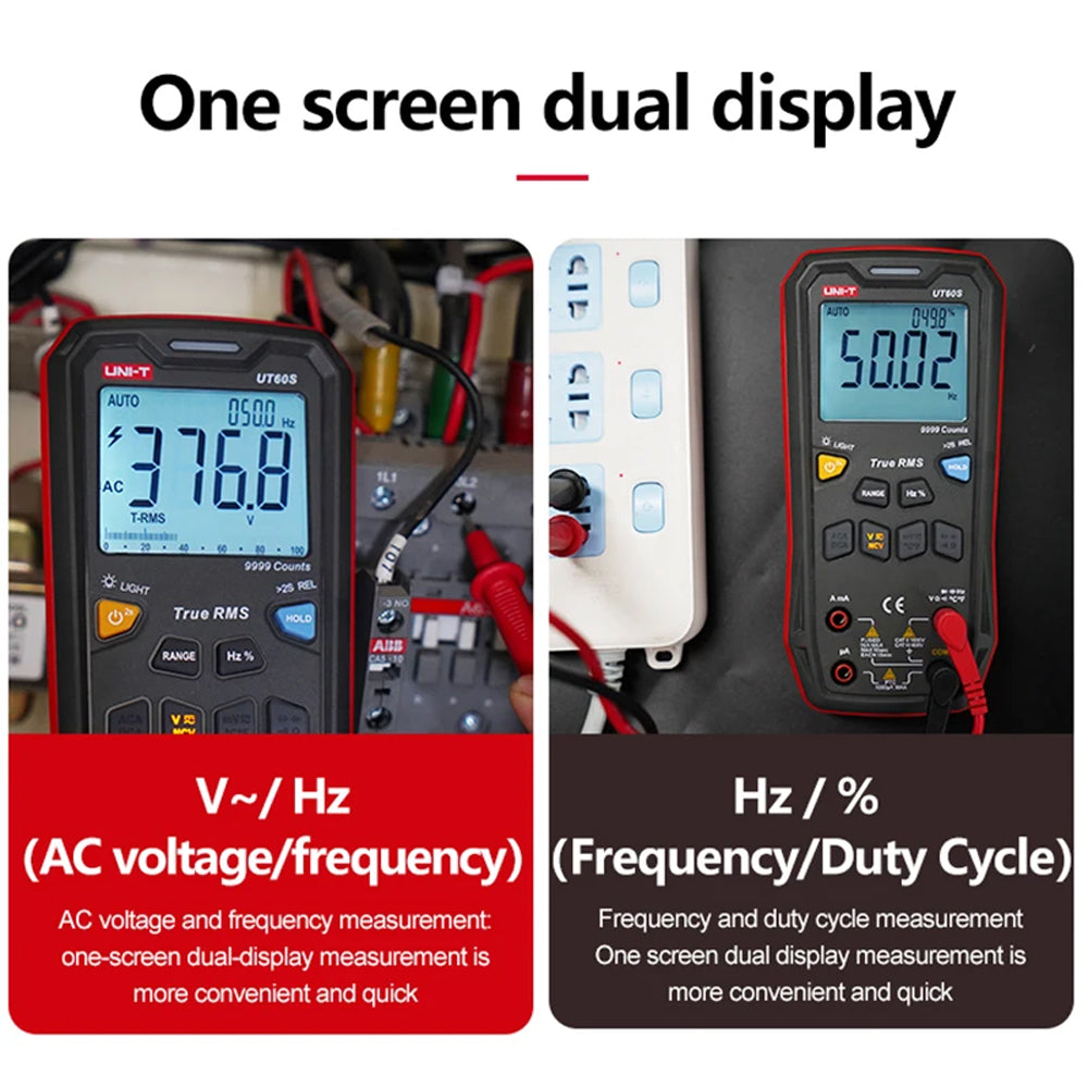 UNI-T UT60S UT60BT Digital Smart Multimeter 1000V AC DC Voltmeter Ammeter True RMS Frequency detail image 6