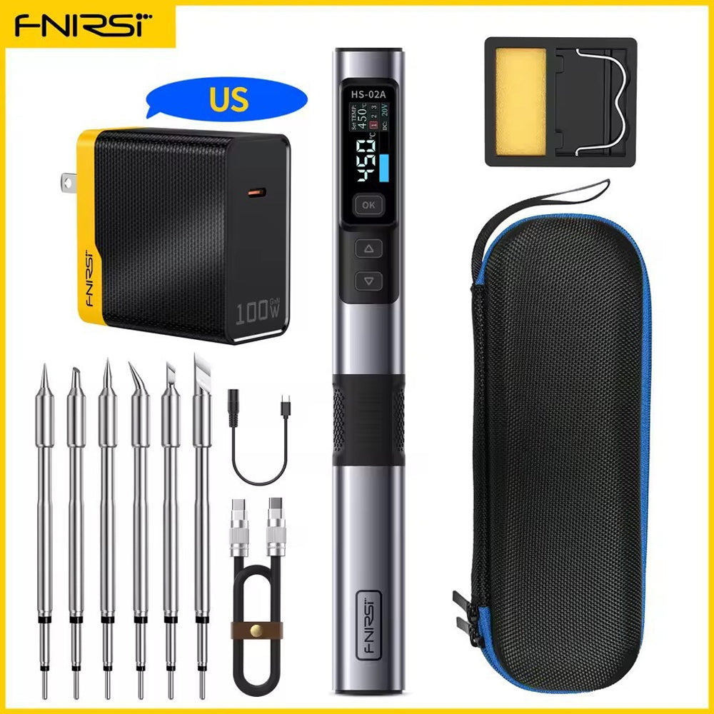 FNIRSI HS-02 Soldering Iron Smart Electric Kit detail image 14