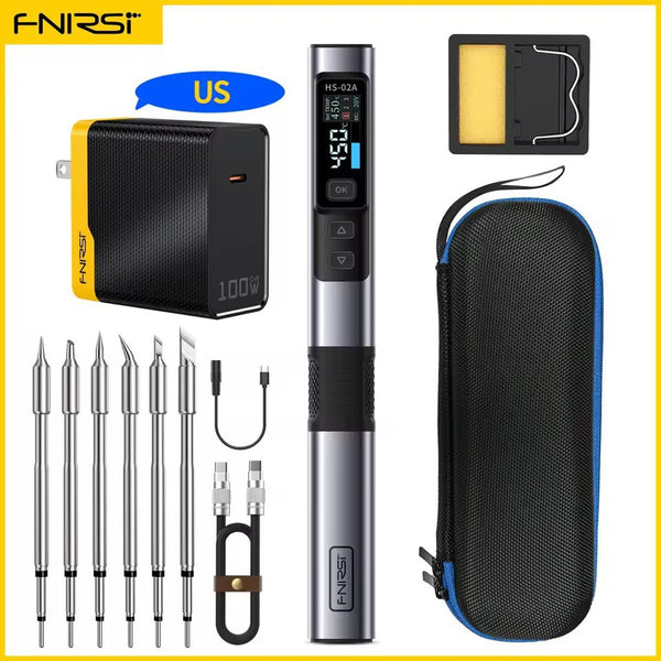 FNIRSI HS-02 Soldering Iron Smart Electric Kit detail image 14