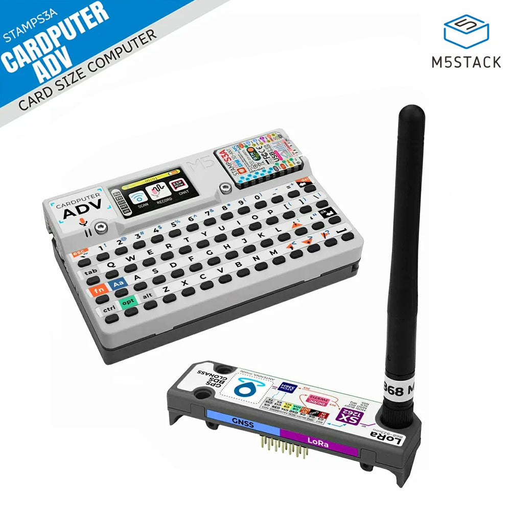 M5Stack Cardputer Adv Programmable Computer StampS3A IoT Controller 56Key Keyboard Card Microcontrolle De product image