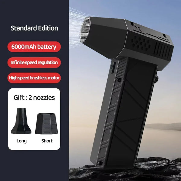 X6 Air Blower Powerful dust Vacuum Cleaner Fast Charging Strong Wind Brushless Violent Fan for car/computer cleaning
