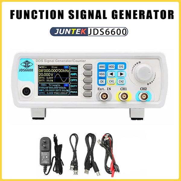 Juntek JDS6600 15-60MHz Dual-Channel DDS Function Generator