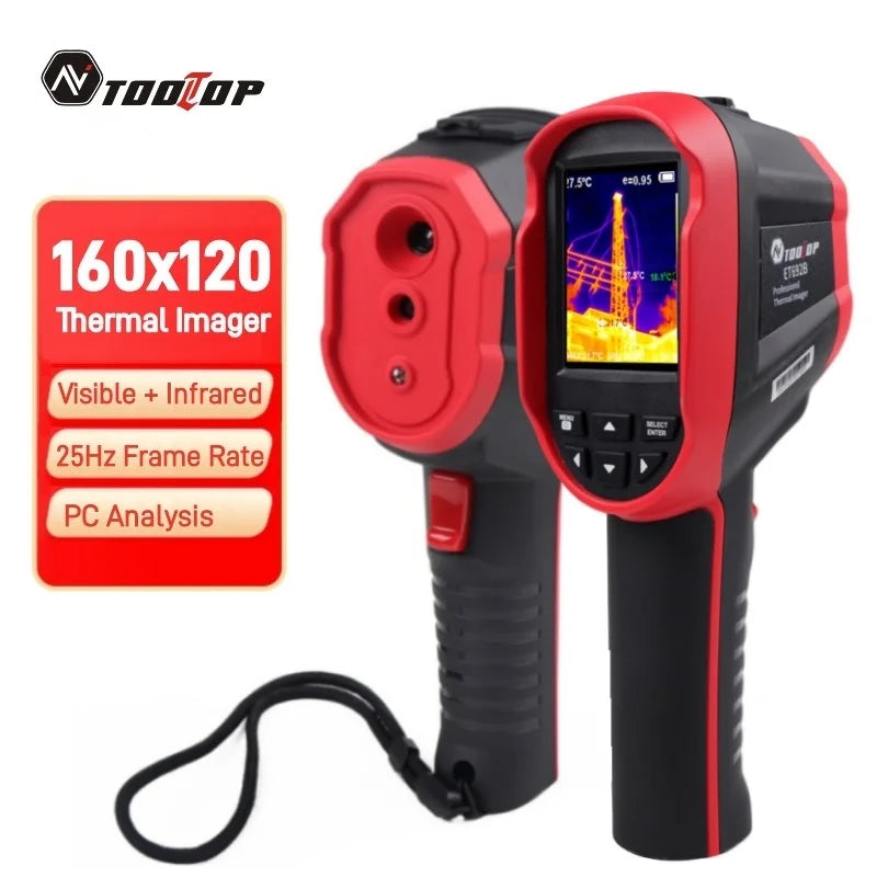 TOOLTOP ET692B Handheld Infrared & Visible Light Thermal Imager 160*120 Thermal Camera 25Hz Floor Heating product image
