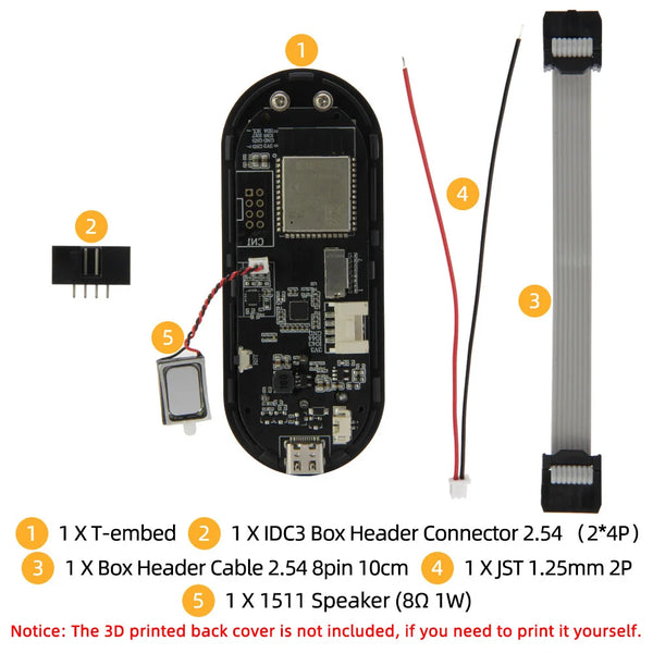LILYGO T-Embed ESP32-S3 Custom Control Panel Macro Knob Embeddable Development Board With detail image 5