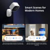 SONOFF CAM-S2 1080P HD home security wireless camera motion detection alarm real-time interaction two-way audio compatible with Alexa and Google Home