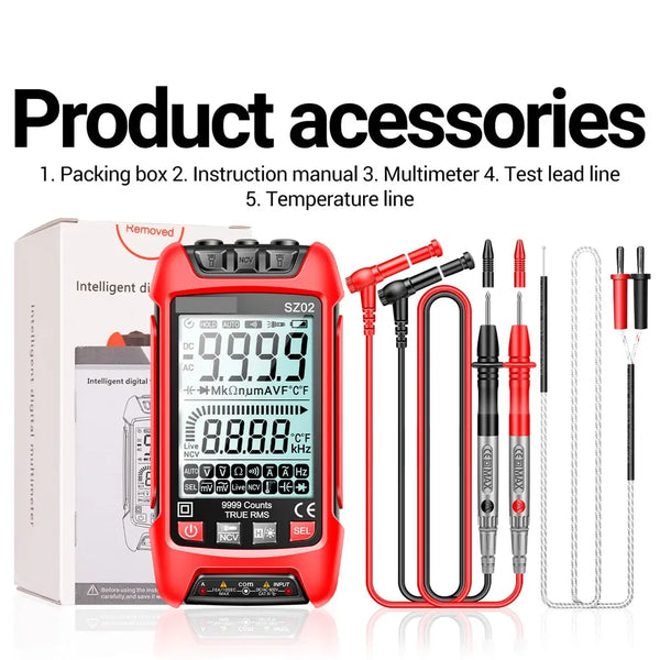 ANENG SZ02 Smart Digital Multimeter Handheld Multifunctional High Precision Electrician detail image 9