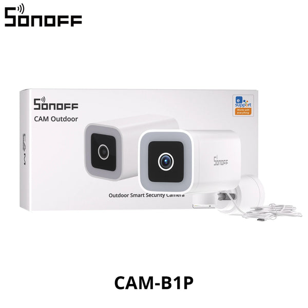 SONOFF CAM-B1P 2K HD Outdoor Smart Security Camera AI Human Detection IP65 Weatherproof Smart Tracking Full-Color Night Vision