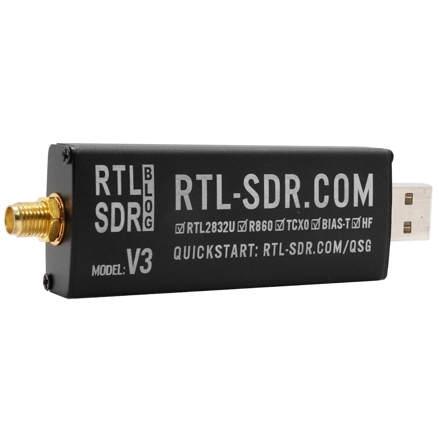RTL-SDR Blog RTL SDR V3 R860 (R820T2) RTL2832U 1PPM TCXO SMA RTLSDR Software Defined Radio detail image 2