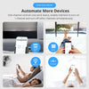 SONOFF 4CHPROR3 4 Gang 433Mhz RF Smart Switch Interlock Self-Locking Inching Modes Remote Control via eWeLink APP Alexa IFTTT