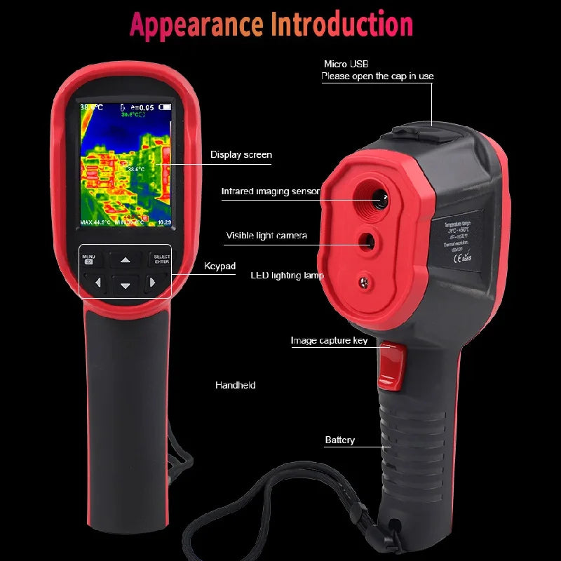 TOOLTOP ET692B Handheld Infrared & Visible Light Thermal Imager 160*120 Thermal Camera 25Hz detail image 5