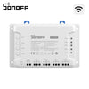 SONOFF 4CHPROR3 4 Gang 433Mhz RF Smart Switch Interlock Self-Locking Inching Modes Remote Control via eWeLink APP Alexa IFTTT