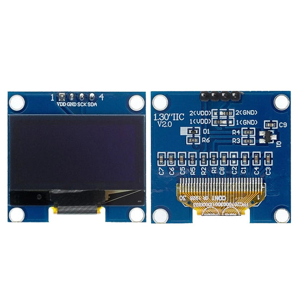 1.3" OLED Module 1.3 inch Display Module White/Blue 128X64SPI/IIC I2C Communicate Color 1.3 detail image 2
