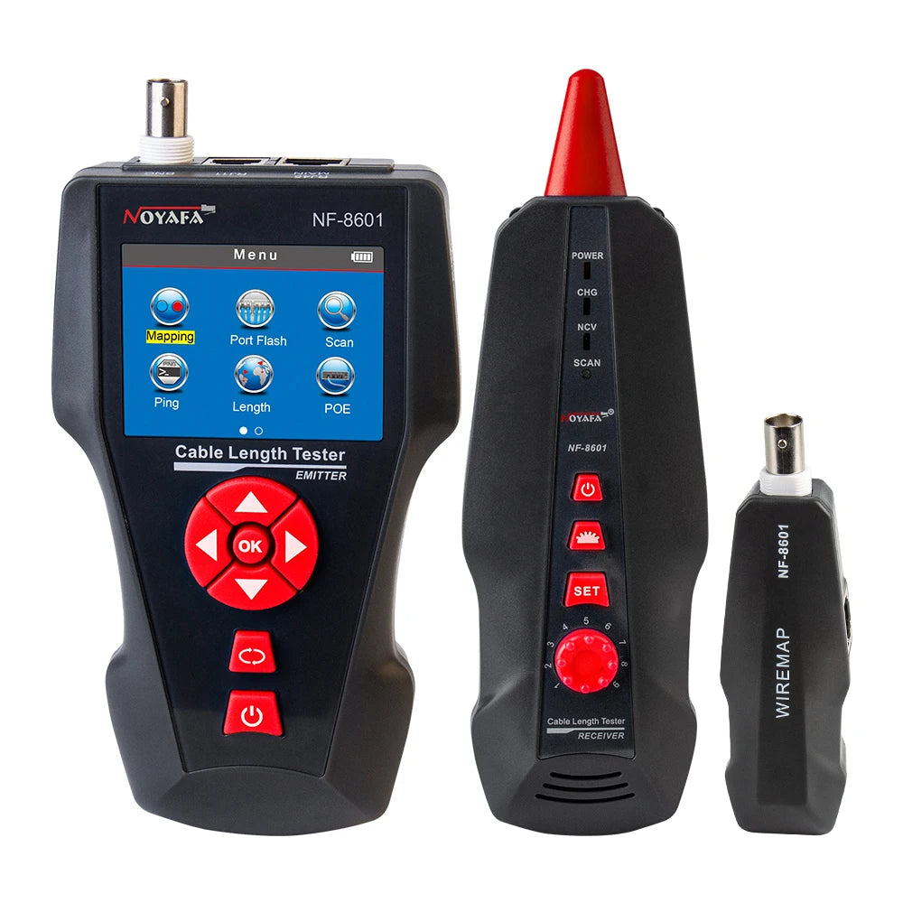 NOYAFA NF-8601W Multifunction Network Cable Tester RJ45 RJ11 BNC POE PING Crosstalk detail image 7