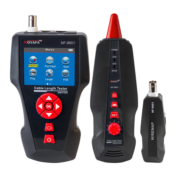 NOYAFA NF-8601W Multifunction Network Cable Tester RJ45 RJ11 BNC POE PING Crosstalk detail image 7