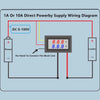 High Quality DC 100V 10A Voltmeter Ammeter Blue + Red LED Amp Dual Digital Volt Meter Gauge