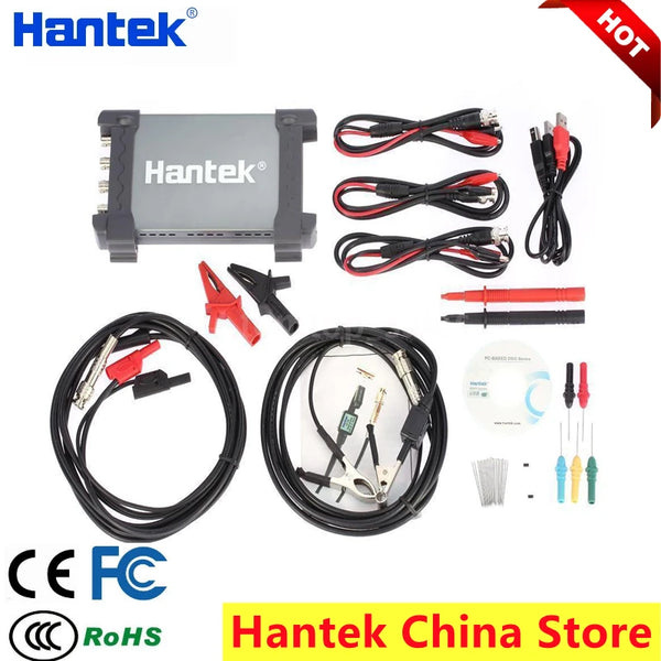 Hantek 6254BE Digital Oscilloscope 4 Independent Channels, 1GSa/S High-Speed Real-Time Sampling, 250MHz H product image