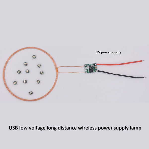 0~80mm Long-distance Wireless Power Supply Module Wireless Power Supply Lamp 5V Wireless detail image 3