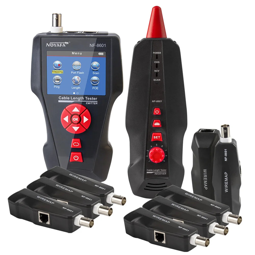 NOYAFA NF-8601W Multifunction Network Cable Tester RJ45 RJ11 BNC POE PING Crosstalk detail image 8