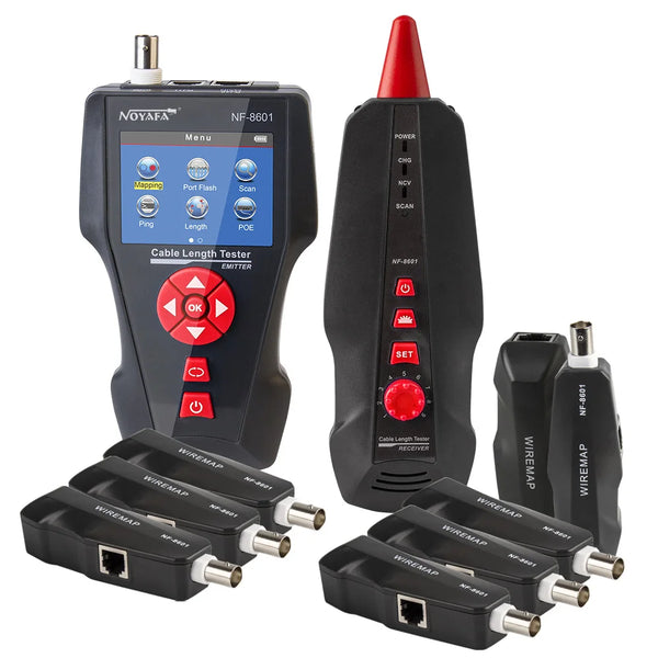 NOYAFA NF-8601W Multifunction Network Cable Tester RJ45 RJ11 BNC POE PING Crosstalk detail image 8