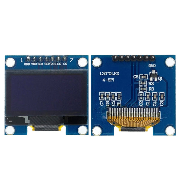 1.3" OLED Module 1.3 inch Display Module White/Blue 128X64SPI/IIC I2C Communicate Color 1.3 detail image 3