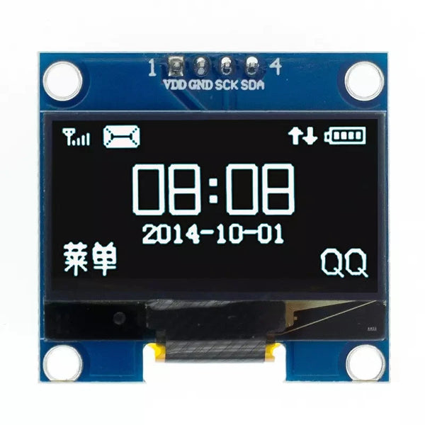 1.3" OLED Module 1.3 inch Display Module White/Blue 128X64SPI/IIC I2C Communicate Color 1.3 detail image 4