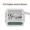 GIRIER Tuya ZigBee 3.0 Switch Module 10A Smart Home DIY Breaker 1 2 3 4 Gang Supports 2 Way Control Works with Alexa Google Home