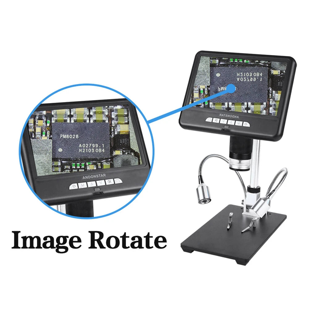 Andonstar AD207S HDMI Digital Microscope for PCB Soldering Long Object Distance for PCB/SMD detail image 5