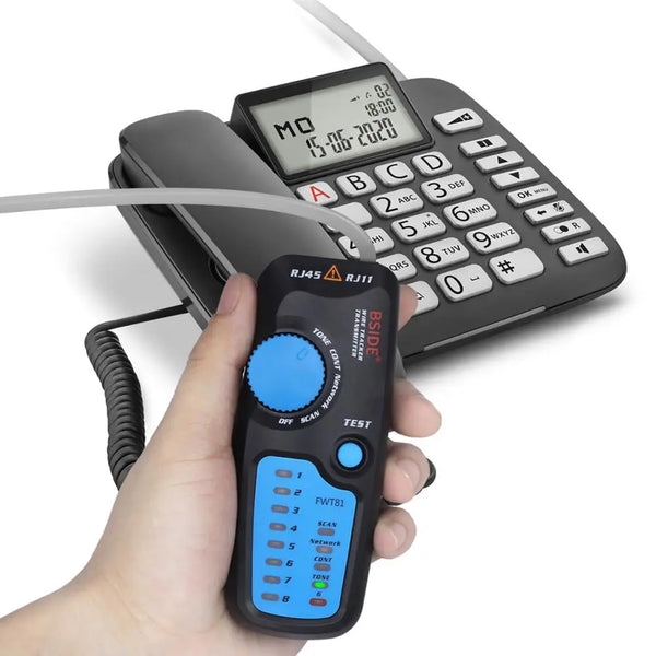 BSIDE Network cable tracker detecteur FWT81 RJ11/45 Lan Ethernet Phone wire tester Finder detail image 5