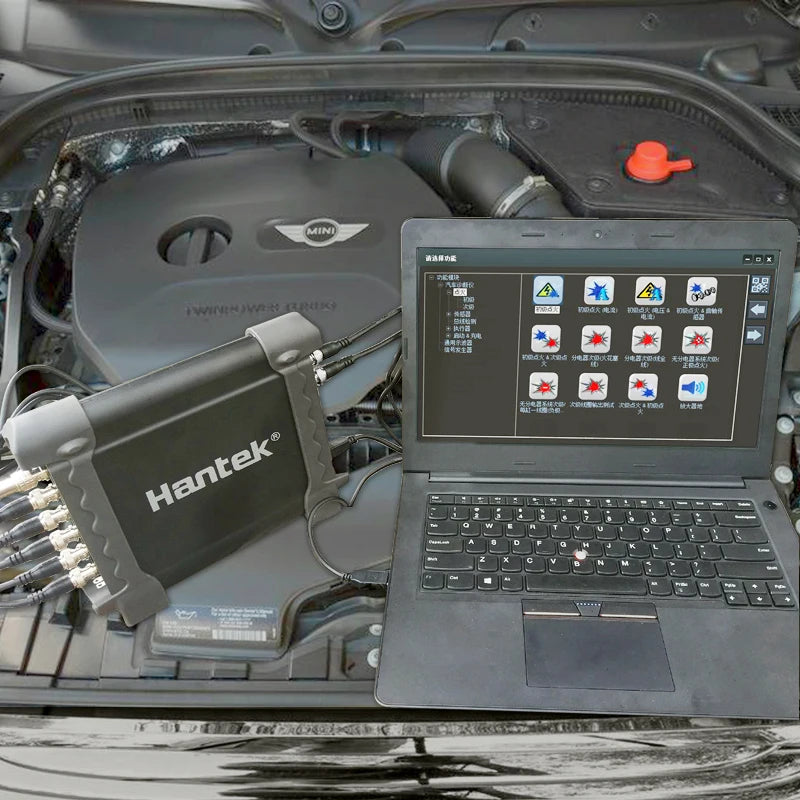 Hantek 1008C 8ch Oscilloscope With HT25 + HT201 CC-65 USB PC Storage Oscilloscopi/ Generator detail image 5
