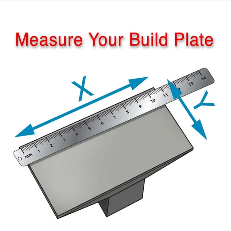 Resin Build Plate for ELEGOO Saturn 8K/Saturn S 4K/Mars 5 Ultra 9K/Mars Pro 3D Printer Magnetic Flexible Steel Build Plate