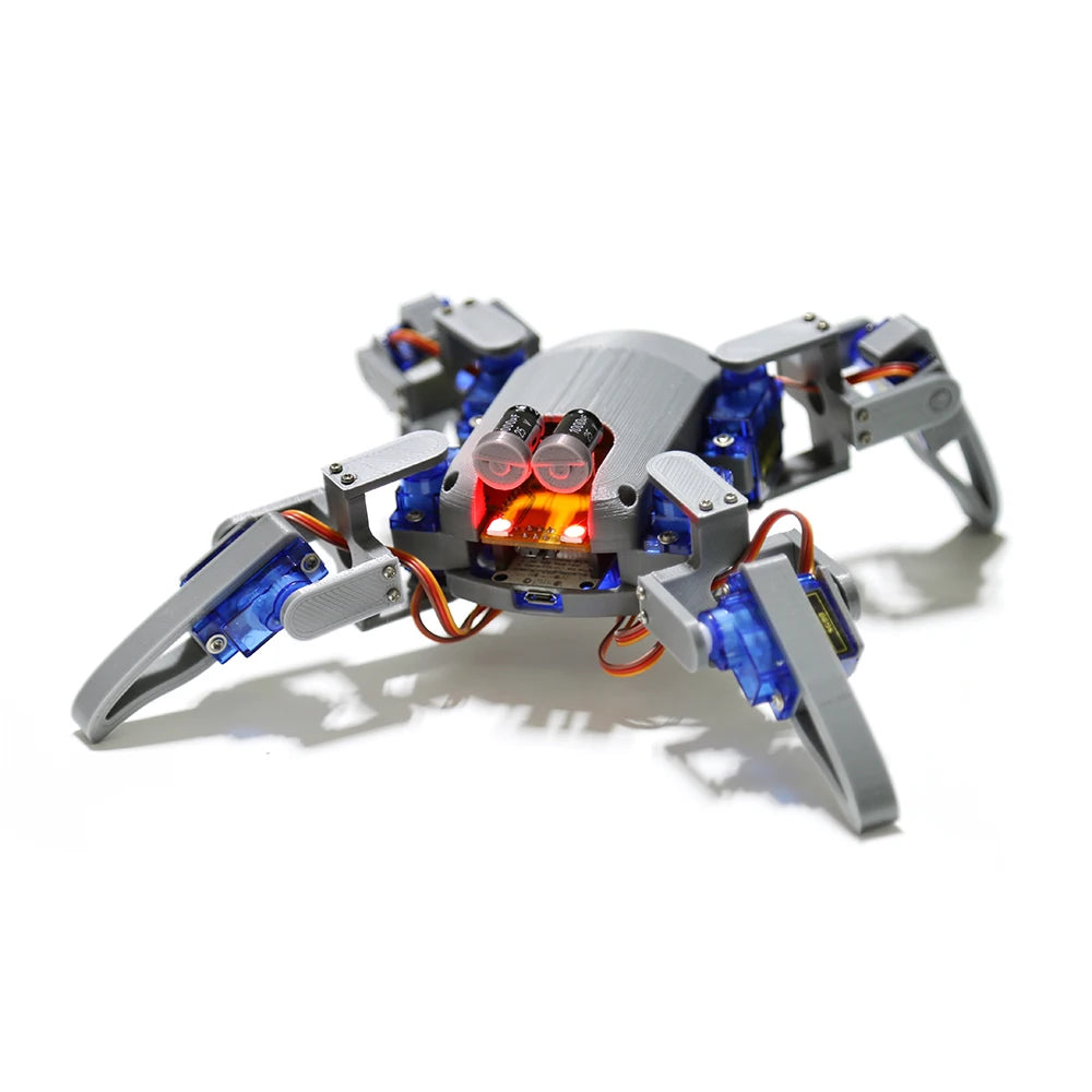 Quadruped Spider Robot Kit v2.0 ESP8266，3D printed Bionic robot DIY NodeMCU Programming robot Maker Open product image