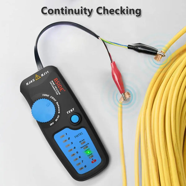 BSIDE Network cable tracker detecteur FWT81 RJ11/45 Lan Ethernet Phone wire tester Finder detail image 4