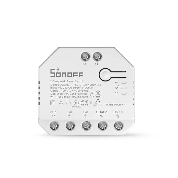 SONOFF Dual R3 2 Gang Wifi Smart Switch Dual Relay Module With Power Metering Smart Roller detail image 5