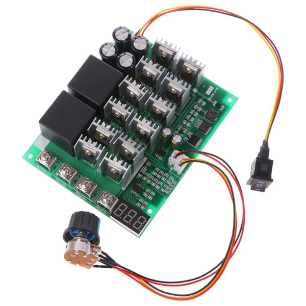 DC 10-55V 12V 24V 36V 48V 55V 100A Motor Speed Controller PWM HHO RC Reverse Control Switch detail image 7