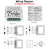 GIRIER Tuya ZigBee 3.0 Switch Module 10A Smart Home DIY Breaker 1 2 3 4 Gang Supports 2 Way Control Works with Alexa Google Home