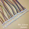 10Sets SH1.0 JST1.25 ZH1.5 PH2.0 XH2.54 Connector Female+Male 2/3/4/5/6/7/8/9/10P Plug With Cable 10/20/30cm