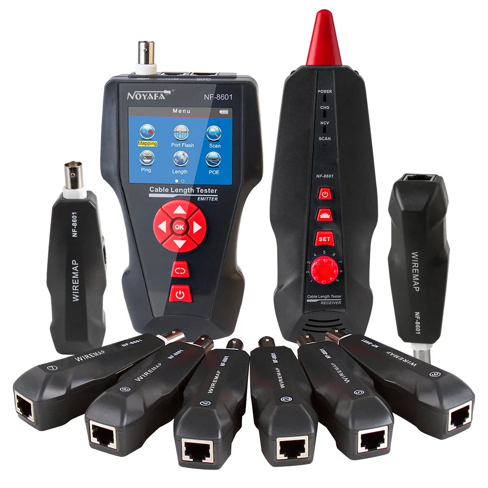 NOYAFA NF-8601W Network Cable Tester TDR Length Test Multipurpose Line Tracker With 8Pcs Remot Line Netwo product image