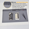 Toolour Heat Resistant Silicone Soldering Mat Magnetic Electronic Repair Work Mat for BGA and Gun Soldering Iron, Workbench