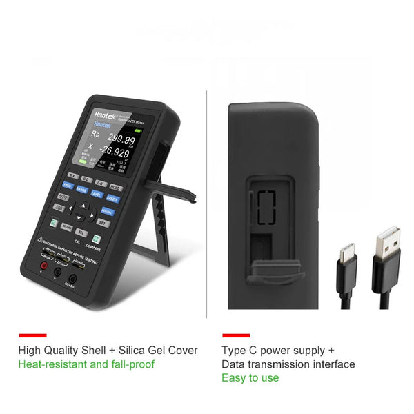 Hantek1833C LCR Hantek1832C Digital LCR Meter Handheld Portable Inductance Capacitance and detail image 5