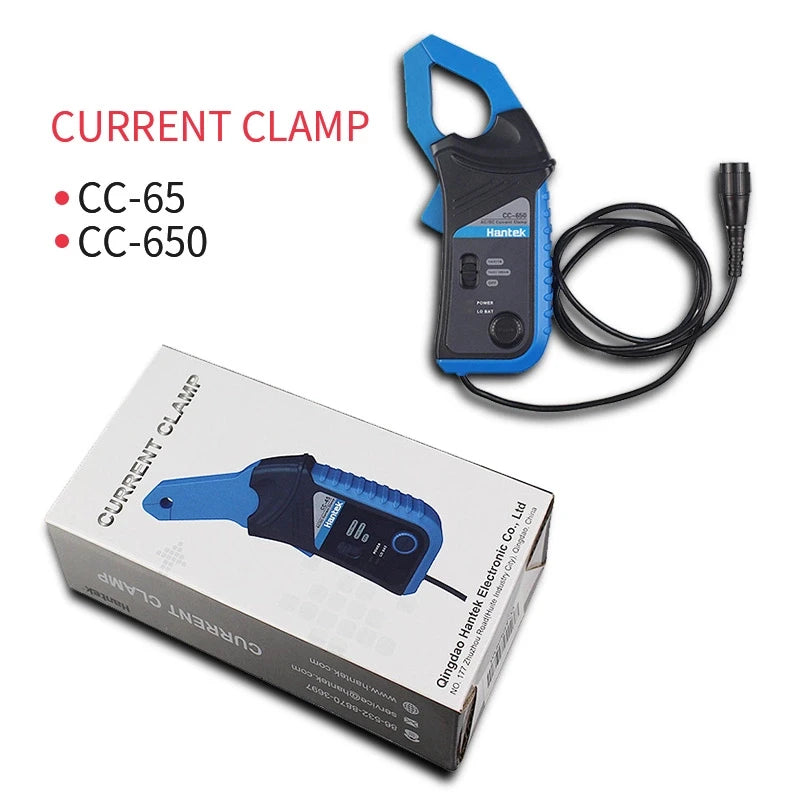 Hantek CC-65 CC-650 CC-800 Current Clamp Oscilloscope Probe for 6022BE 1008C AC/DC with BNC detail image 6