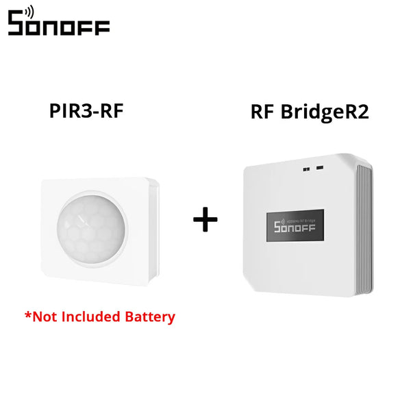 SONOFF PIR3-RF Motion Sensor Wireless Human Body Detector Module Movement Infrared PIR Sensor Security Alarm System EWeLink App