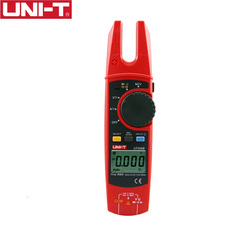 UNI-T UT256B Digital True RMS Fork Auto Multimeter 200A AC DC Current Clamp Meters NCV Tester Voltmeter O product image