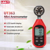 UNI-T Anemometer UT363 UT363BT Wind Speed Meter 0~30m/s Air Speedometer Digital Temperature Meter Wind Speed Measurement