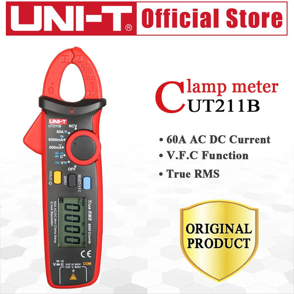 UNI-T UT211B Digital Clamp Multimeter AC DC 60A Current NCV Test Best Accuracy 20mA Zero detail image 6