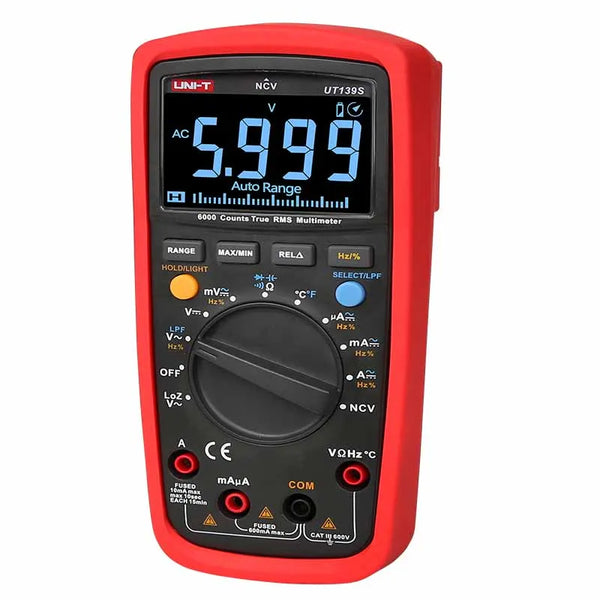 UNIT Multimeter Professional UT139S True RMS Digital Multimeters Temperature Probe LPF pass detail image 5