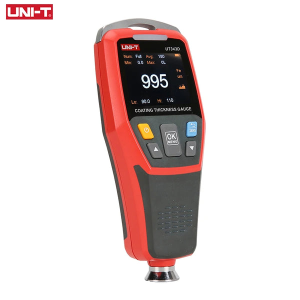 UNI-T UT343D Coating Thickness Gauge LCD Backlight 320 x 240 Pixels Digital FE/NFE Metal Car detail image 2